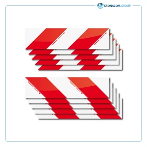 Sachet ECO 10 bandes 56 x 14 cm (5 bandes chevron droit + 5 bandes chevron gauche).